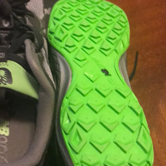 401 New balance fierce trax kj910ggg green black shoes athletic boys youth sz 4 - Picture 7 of 8